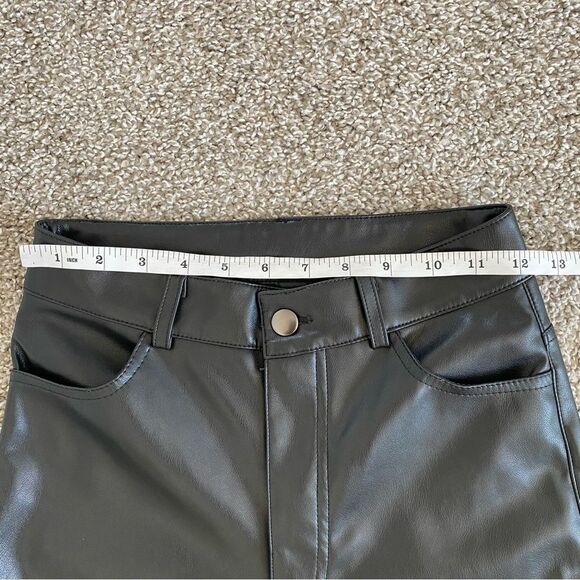 DYNAMITE | Straight Leg Faux Leather Pants - Picture 8 of 11